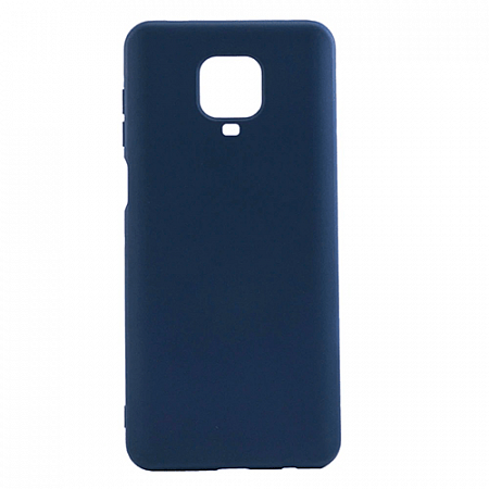 Накладка Silicone Case для Redmi Note 9S/Note 9 Pro (Темно-синий)