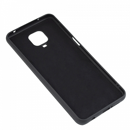 Накладка Silicone Case для Redmi Note 9S/Note 9 Pro (Черный)